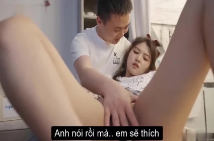 Sex Hàn Quốc, Được hàng xóm cởi quần và bạo dạn thể hiện tình yêu, lồn đầy tinh dịch